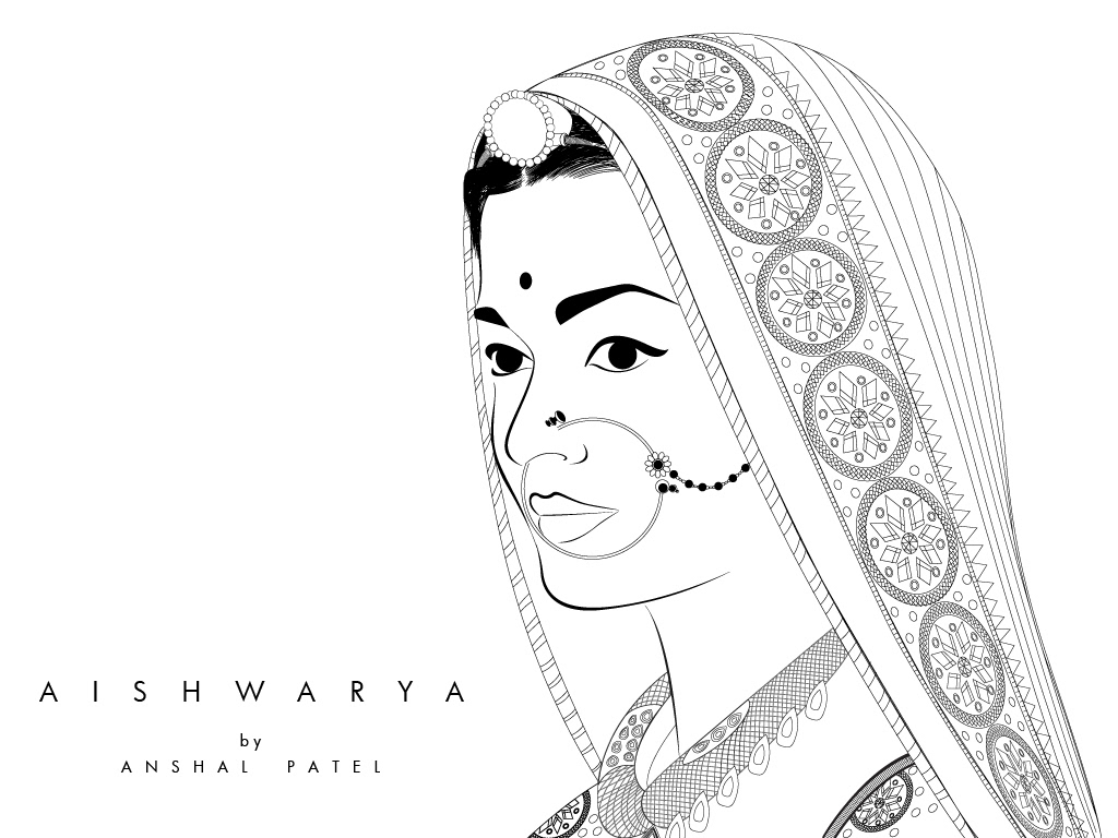 Aishwarya Rai Drawing Picture - Drawing Skill