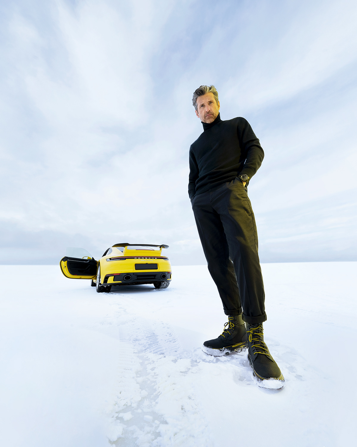 car finland Photography  Porsche portrait wide angle winter