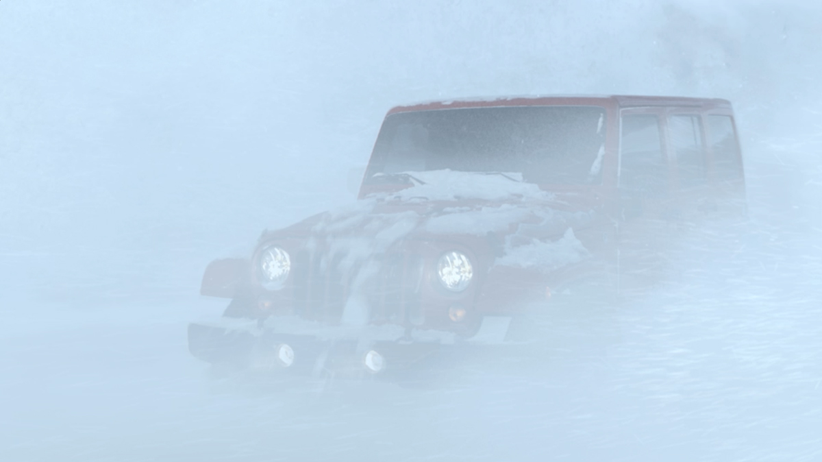Adobe Portfolio jeep vfx fx dynamics tornado hurricane earth Space  CG snow epic Fun