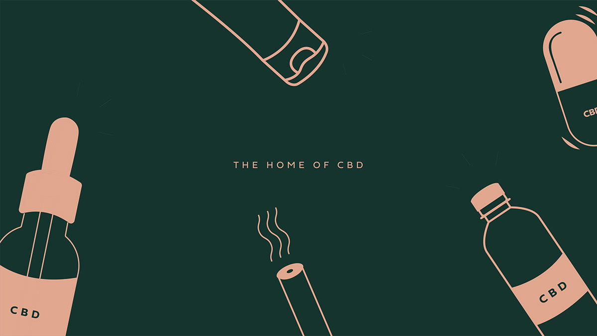 CBD cannabis medical Packaging Plant luxury minimal cannacy weed hemp