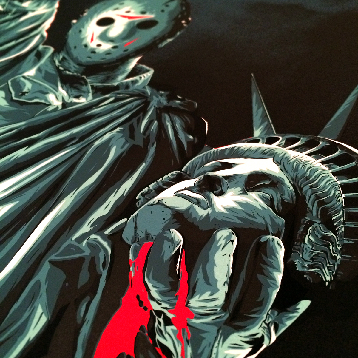 jason Friday The 13th Voorhees poster Screen-print horror nyc