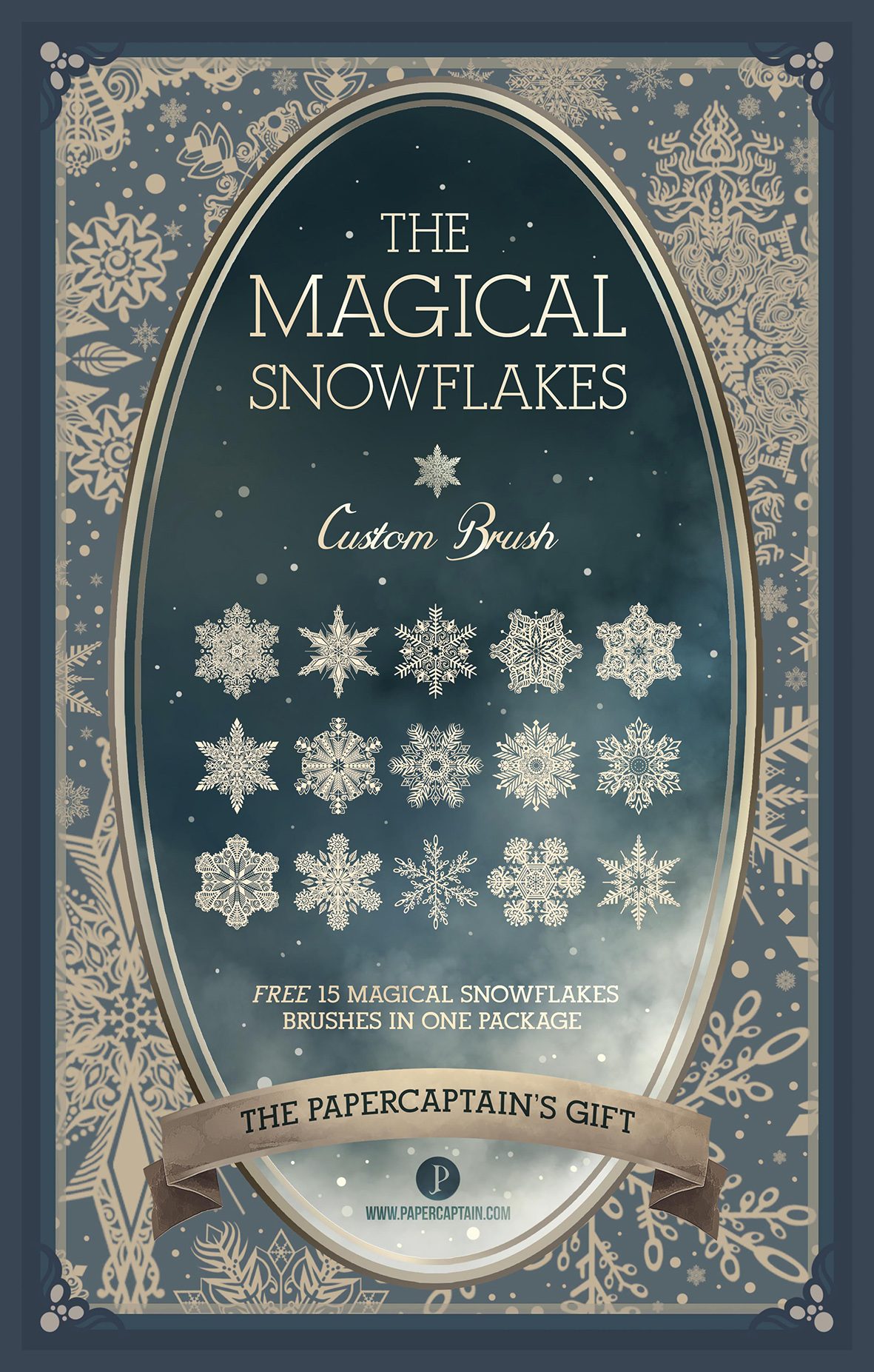 snowflakes magical snowflakes Custom Brush Photoshop brush snowflake brush christmas 2013 christmas 2014 winter winter pattern