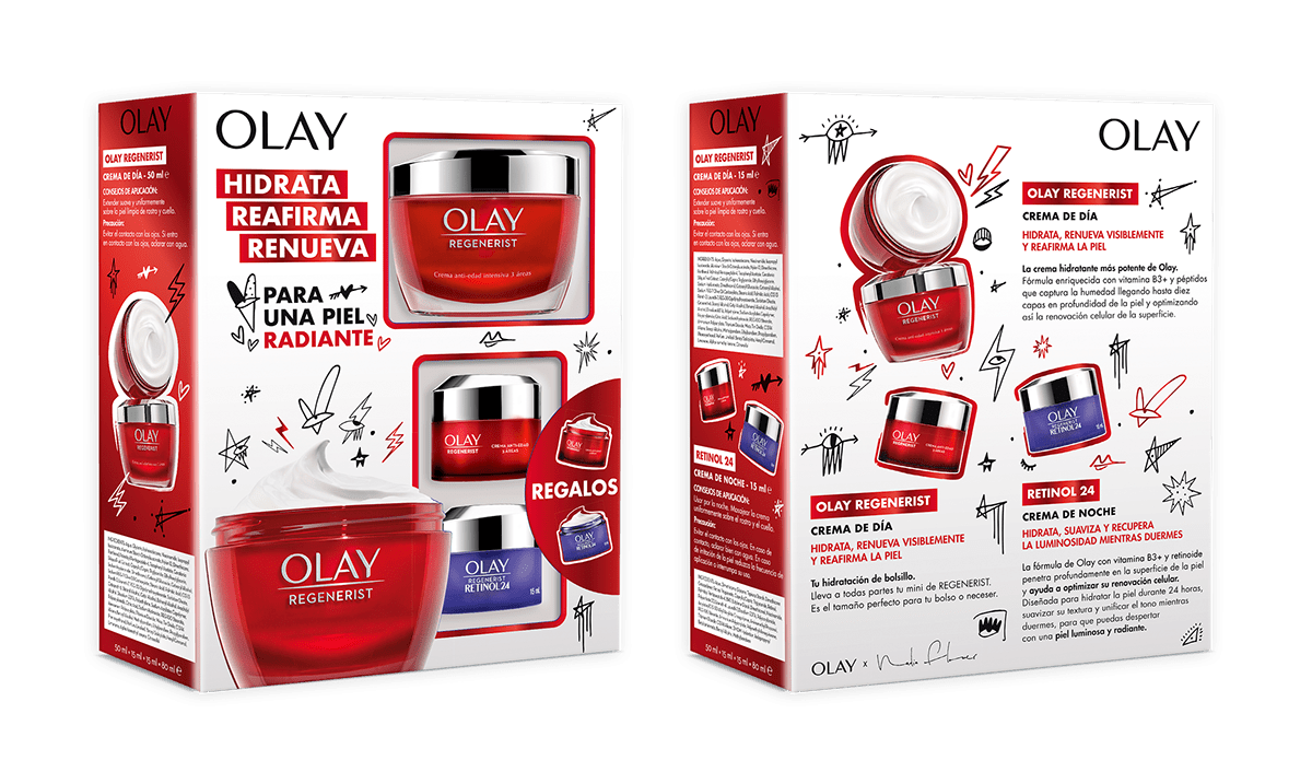 cleanse cream crema Olay Pack Packaging regenerist special pack whips beauty