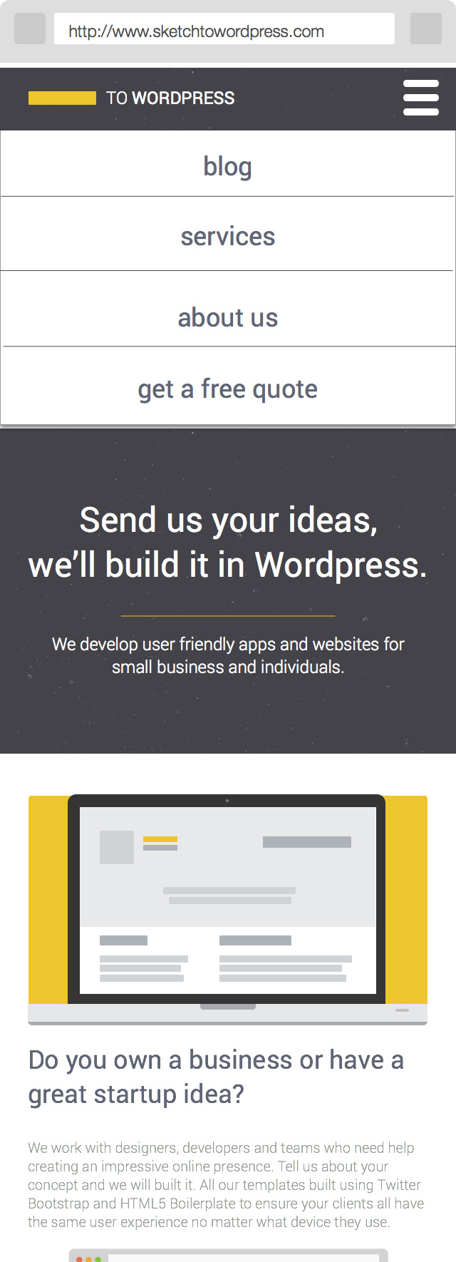 sketchapp sketch wordpress Website creativebranding Sketch to Wordpress Wordpress Website Built With Wordpress Web Design 2015 design trend