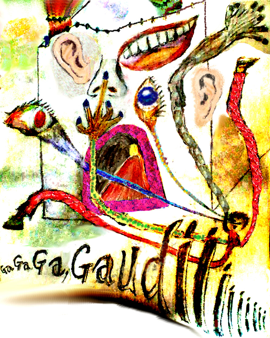 Analog Illustration analogillustration Antoni Gaudi Gaudi illustration original original illustration originalillustration surrealism surrealistic Surrealistic Illustration