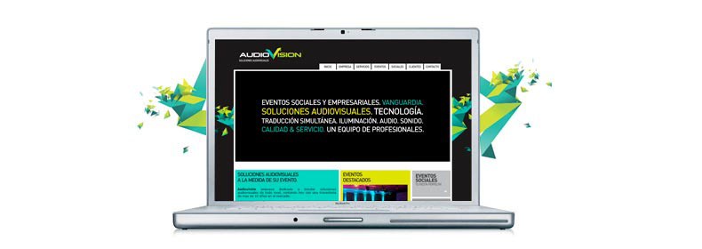 Audivision logo sitio web GEN Diseño