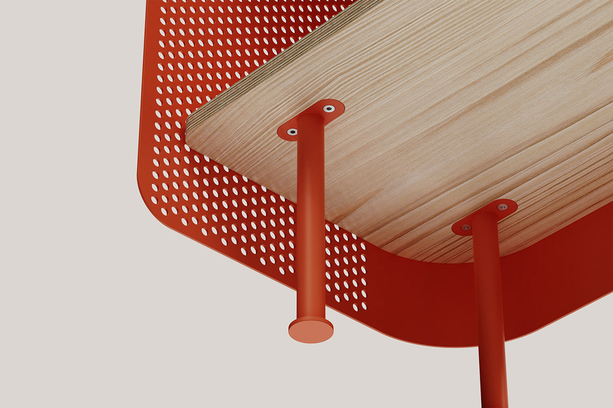3D Visualization furniture design  industrial design  interior design  Scandinavian design sebastian halin Shelf swedish design