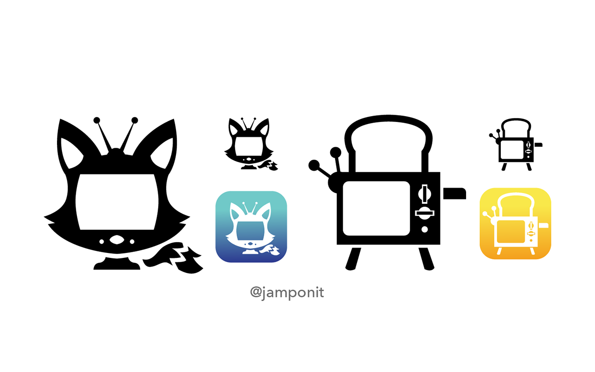 icons tv television Cat toaster iphone breakfast android