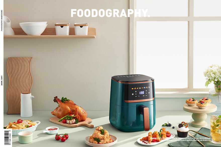 air fryer eat Food  foodography 产品摄影 厨房电器 小家电摄影 空气炸锅 美食摄影 静物摄影