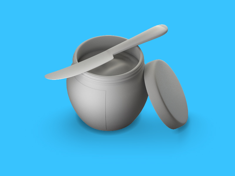Food  Icon ILLUSTRATION  3D CGI Render