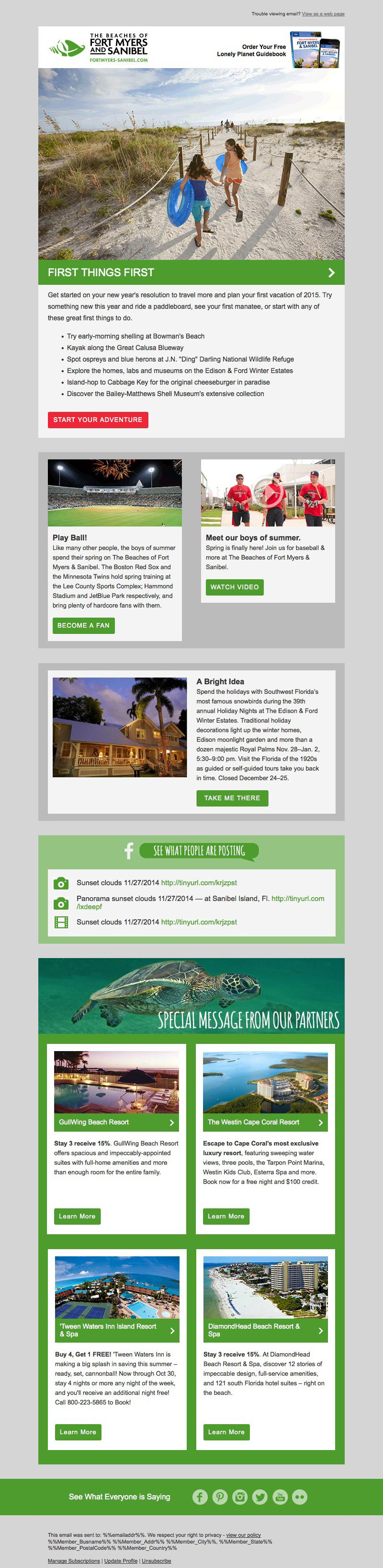 Email Design Email page layout