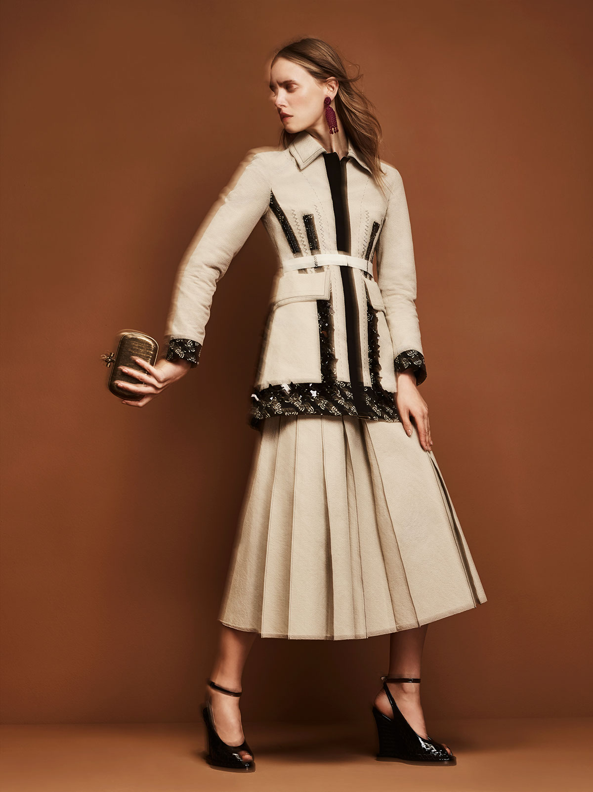 benjo arwas Elle Magazine elle mexico fashion editorial khaki high fashion art Elle super model studio fashion
