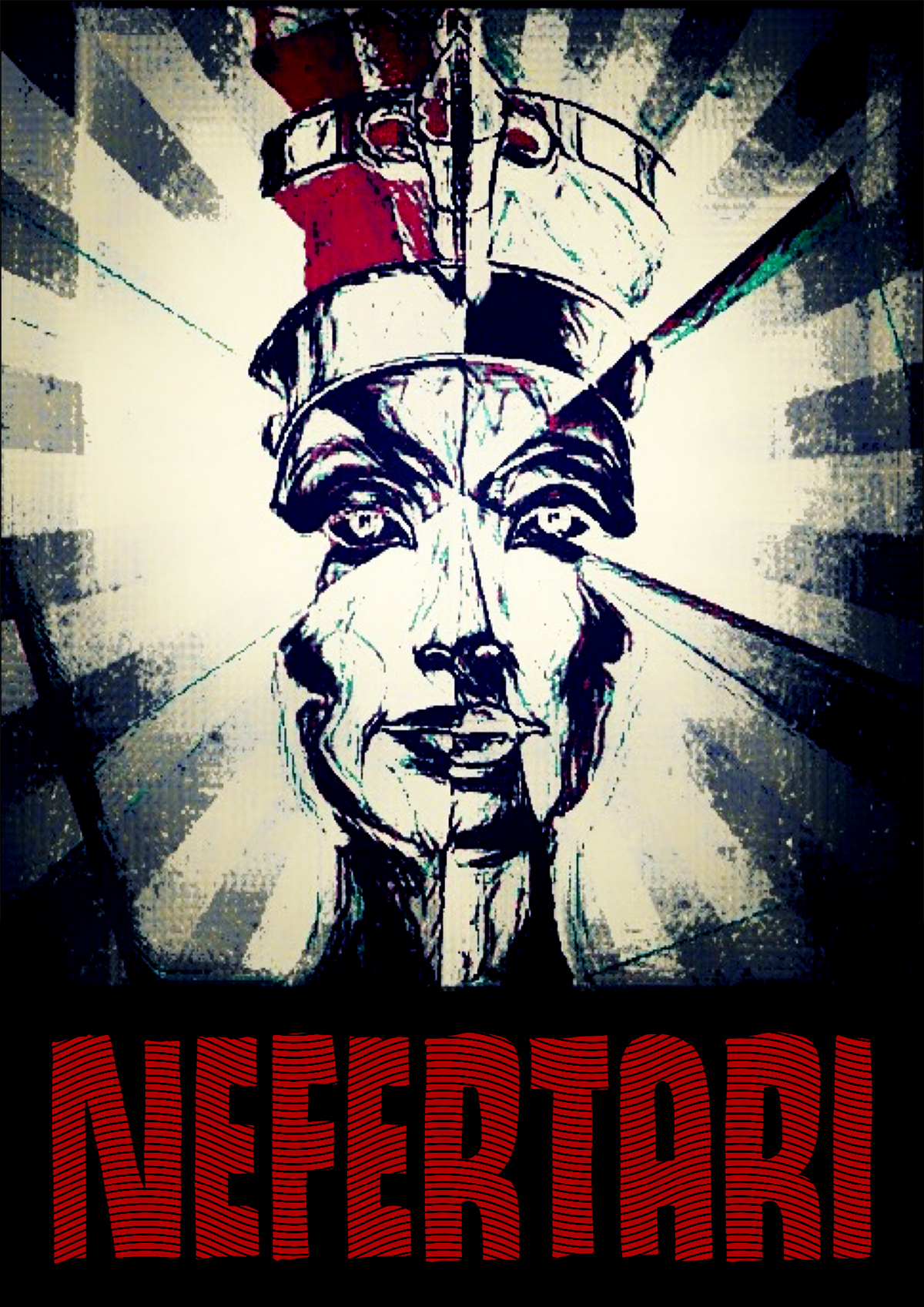 Nefertiti poster design