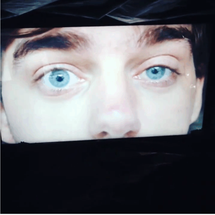 art eye eyes Film   installation Odder people school video