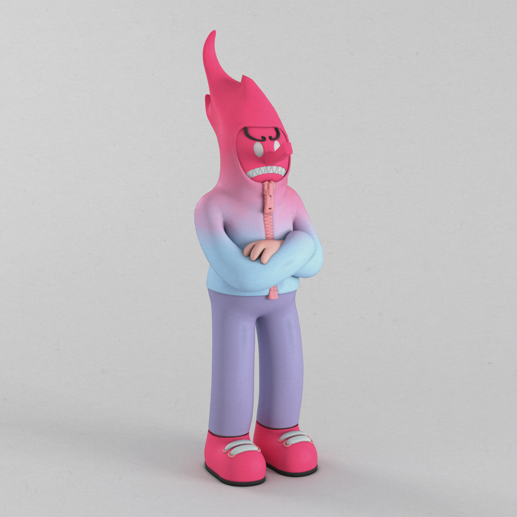 3D 3dprint art Character chill collectables pop toy vinyl
