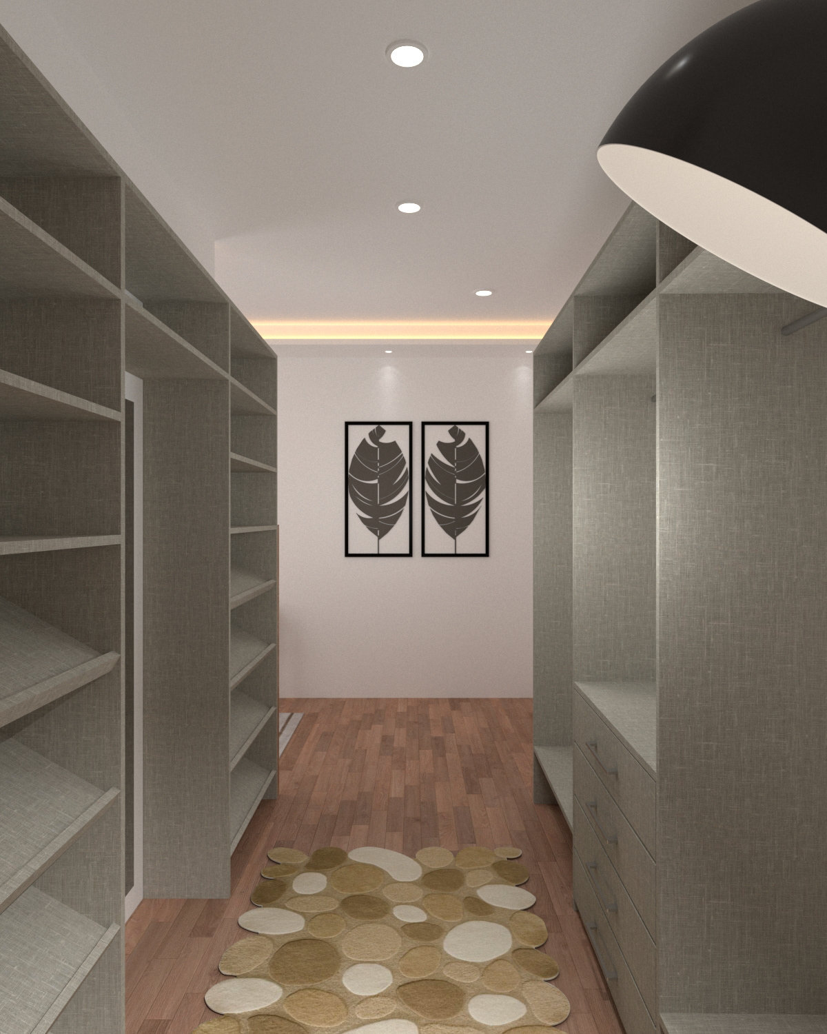 Double bedroomDesign design furniture ceilings distribution.