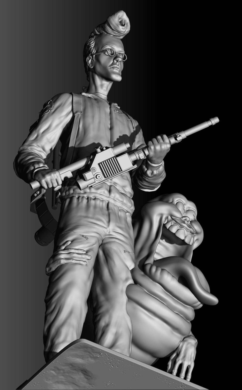 Ghostbusters ghost Columbia Pictures 3d modeling model for 3D Print stl 3D printable Egon Spengler peter venkman ray stantz