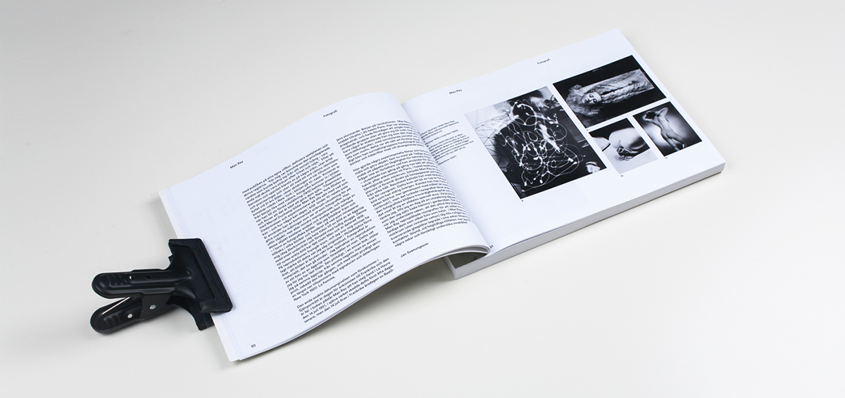 Man Ray Moderna museet asymmetric typography grid Catalogue art