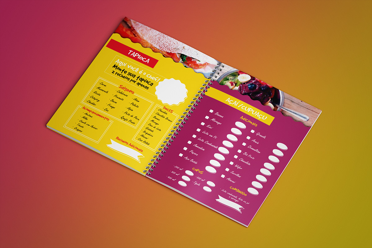 design graphic design gráfico papelaria cardápio divulgação stationary store menu