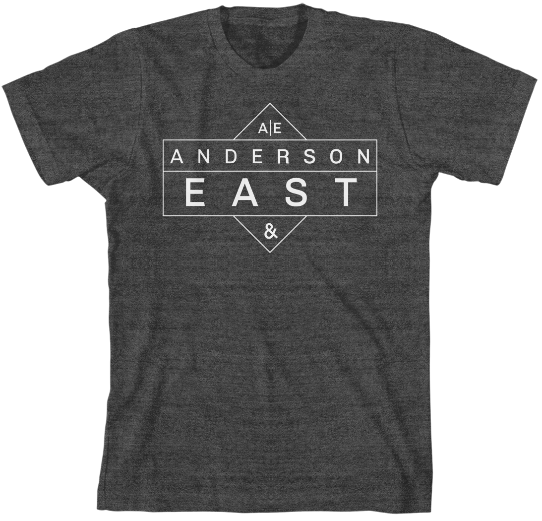 Anderson East Design band merchandise band tees warner music group Adam Hall art Adam Hall Design