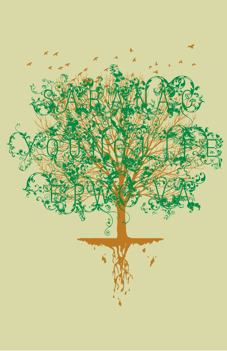 tshirt t-shirt shirt screen print shirt art vector Tree  birds organic green Floweral