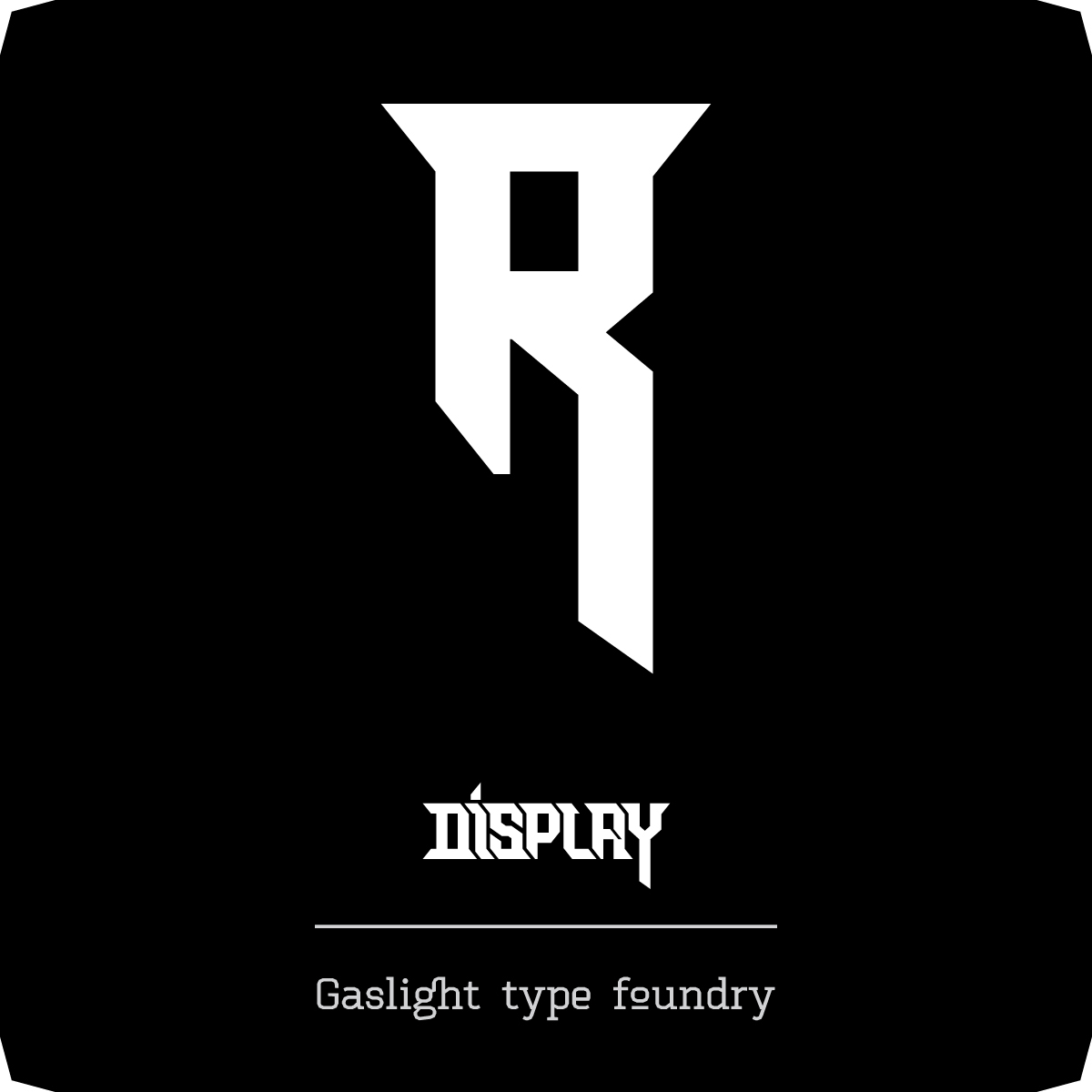 Typogaphy font Rock logo metal band Swahes Cyrillic Latin Ligatures