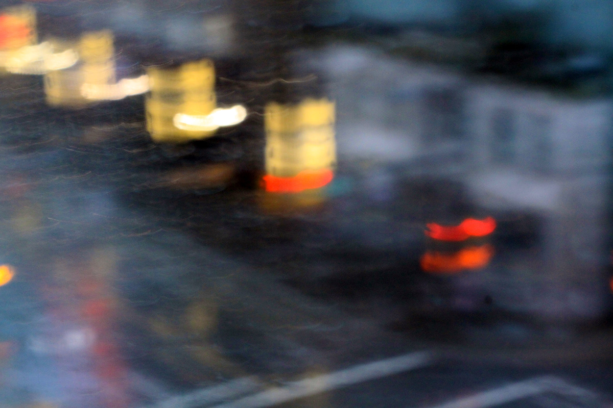 rain vancouver Street drops abstract