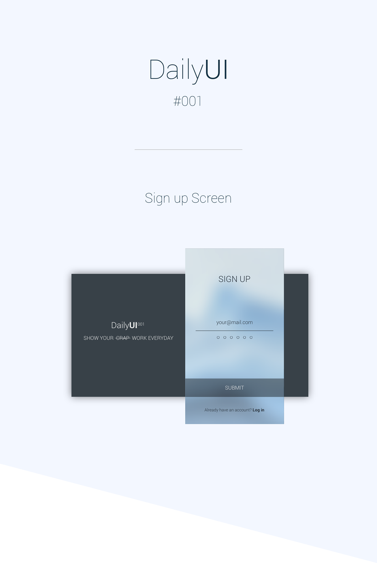 sign up Form iphone daily ui UI ux mobile home screen