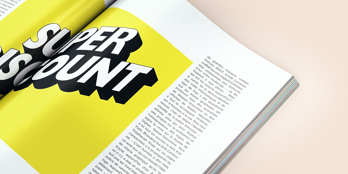 design magazine graphic design  interview mise en page Layout