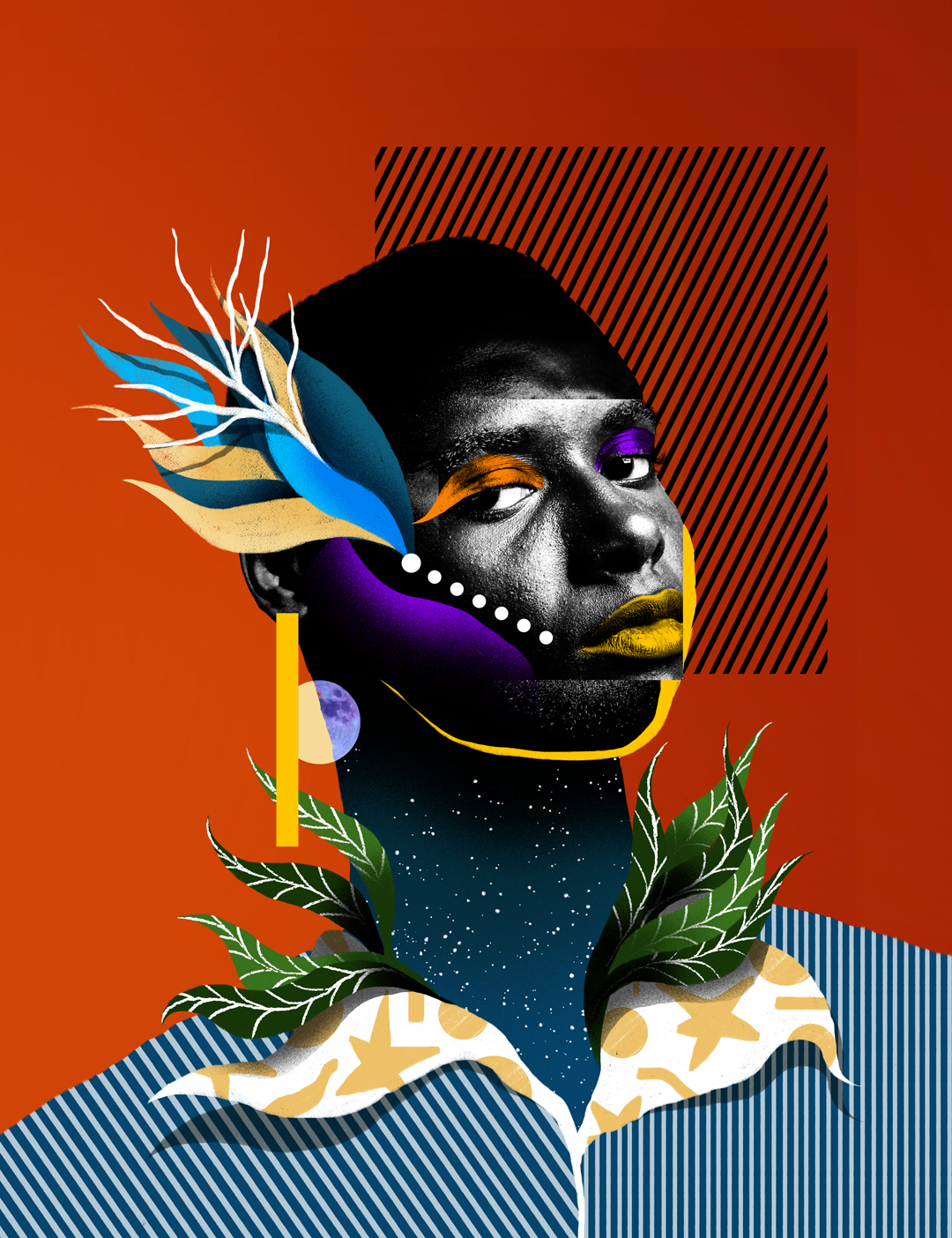 afrobeat afrofuturism afropunk colagem collage ILLUSTRATION  Ilustração ilustracion