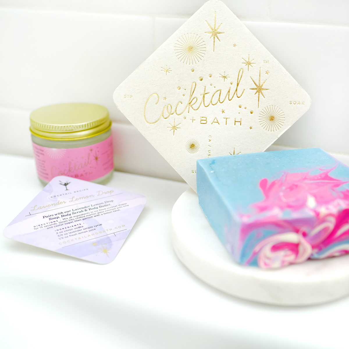 foil stamping Packaging cosmetics soap cocktails