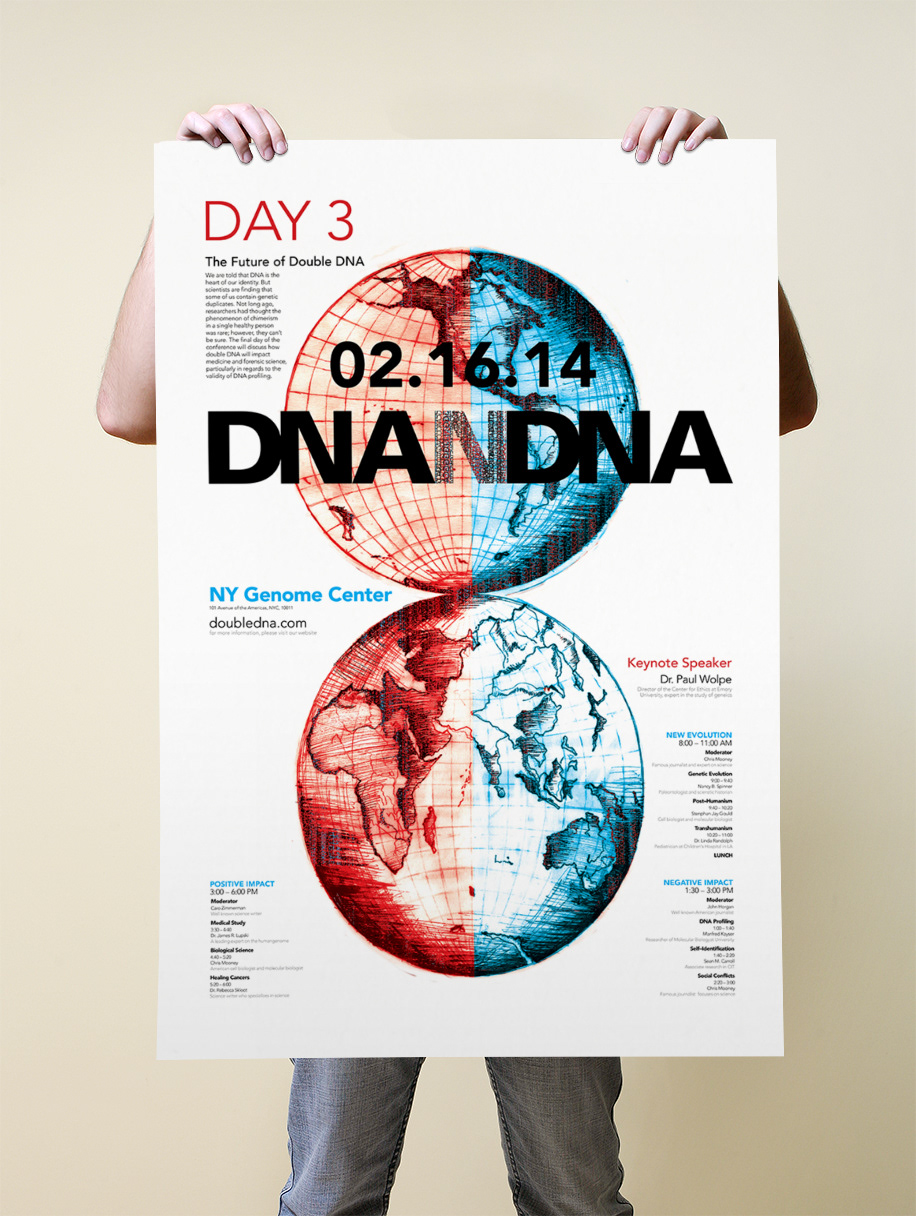 Double DNA conference Visual Communication 1