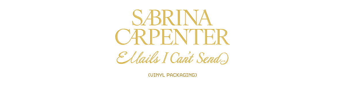 artwork emails i can't send record Sabrina carpenter vinyl packaging