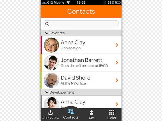 mobile VoIP text messages