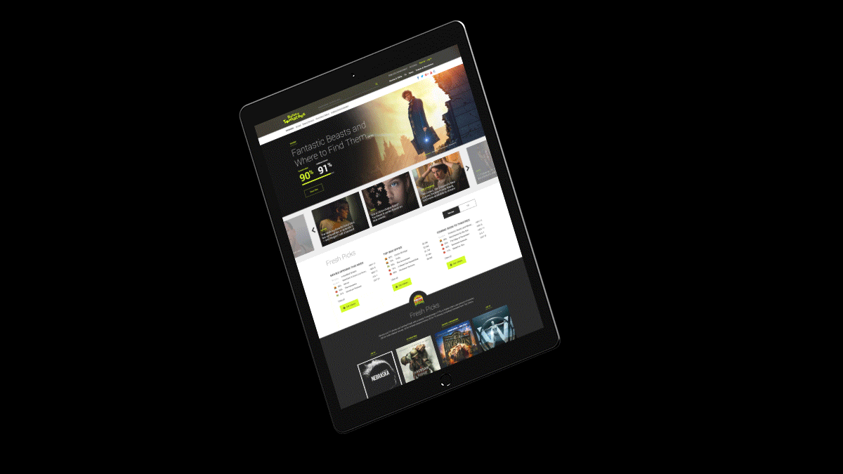 Web Design  ux UI art direction  digital design Film   tv Movies reviews digital