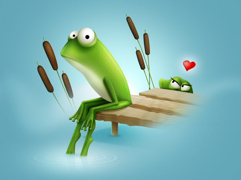 frog  love  ex  girlfriend  boyfriend pond  lake  water  Relationship