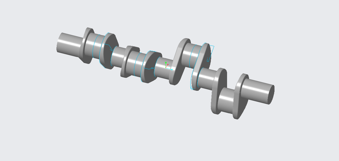 Creo Parametric design product design  industrial industrial design  Engineering  crankshaft