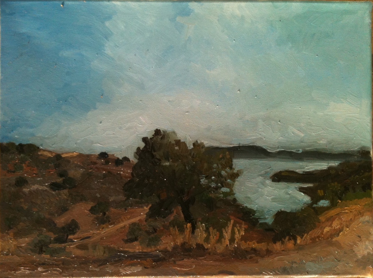 Landscape sea Nature portrait Greece impressionism agriculture rural Island porto heli spetses