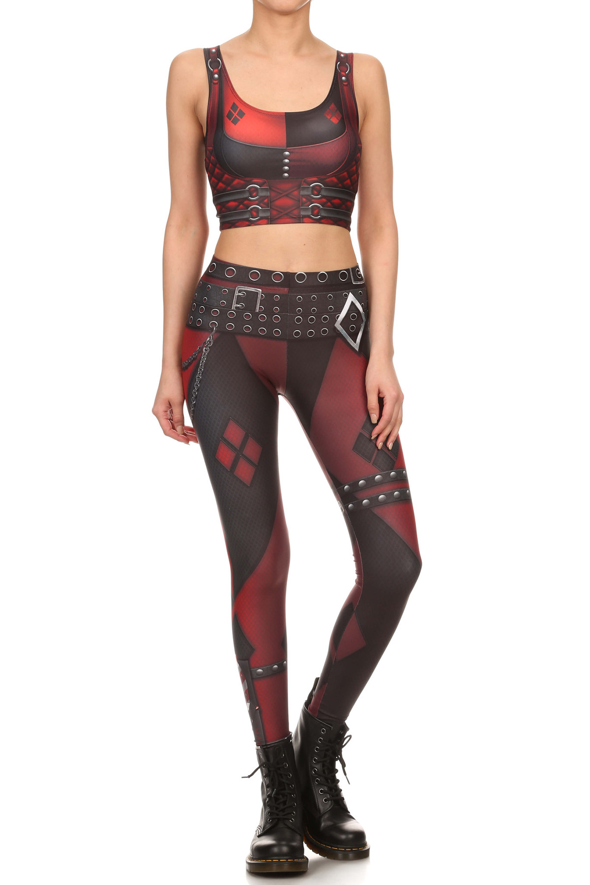Harley Quinn Inspired Leggings and Croptop :: Behance