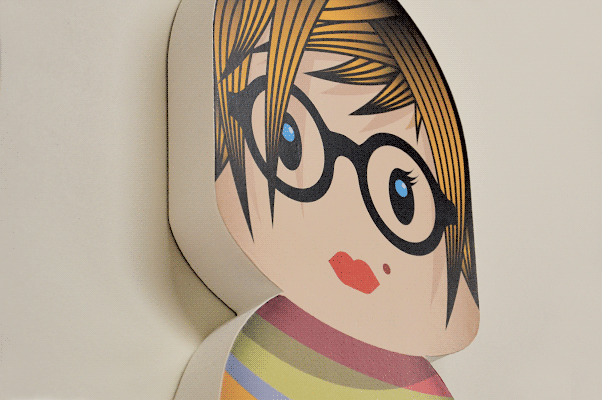 signalétique store lunettes enfant puppets Laboratoire mesure Photographie