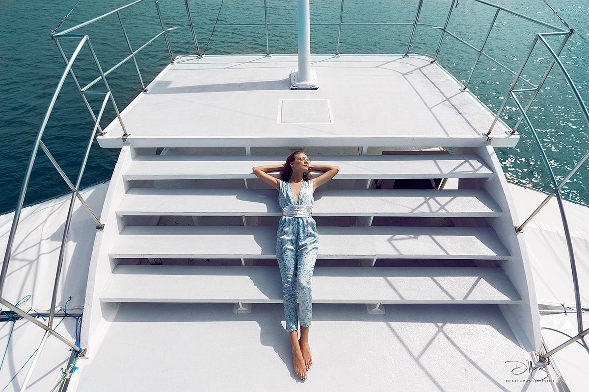 Fashion  yacht model styling  retoucher beach summer cebuphotographer