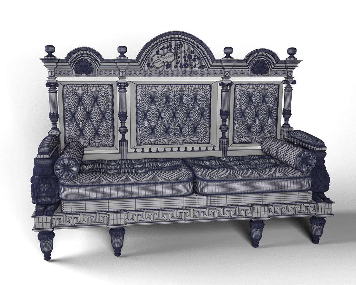 visualization of chair 3d modeling modeling of chair 3dmax vray