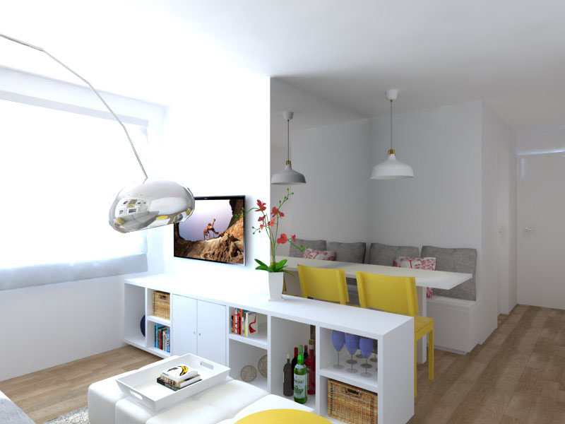 Small spaces living room