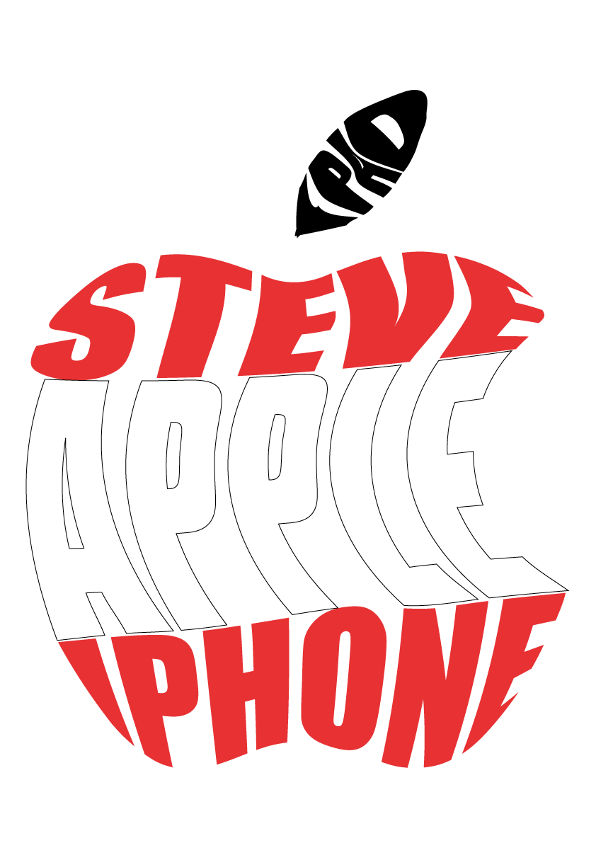 apple Steve Jobs iphone ILLUSTRATION  Astract