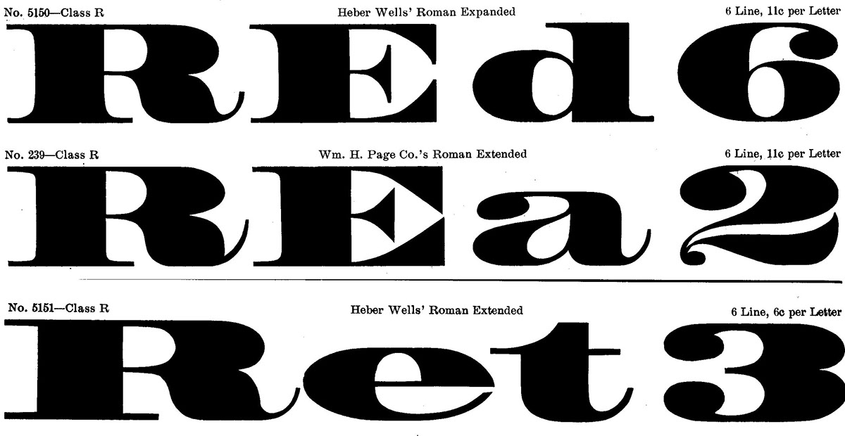 wood type type fonts