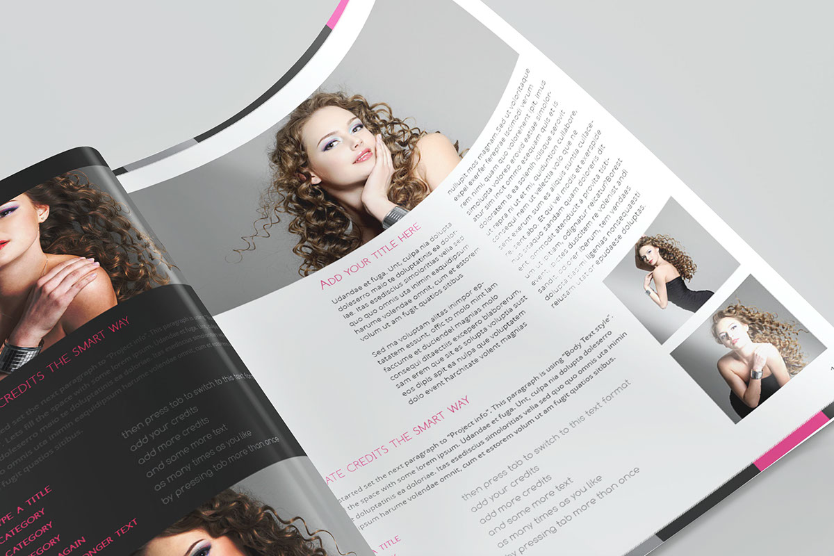 a4 art book book Booklet brochure clean cyan design portfolio elegant idml indd InDesign magenta modern
