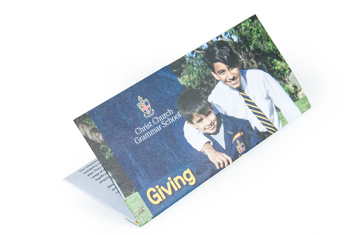 Christ Church Grammar school Education private school Private giving donation boys helping caring community fulfilling dream