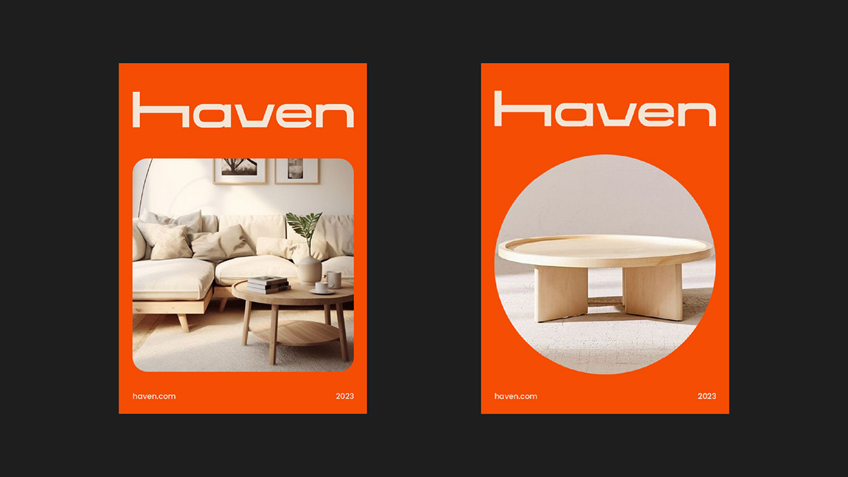 brand identity furniture interior design  architecture social media design visual identity Logotype trendy branding 