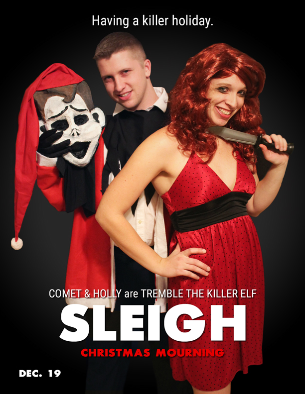 Holiday Christmas horror murder mystery scream movie play