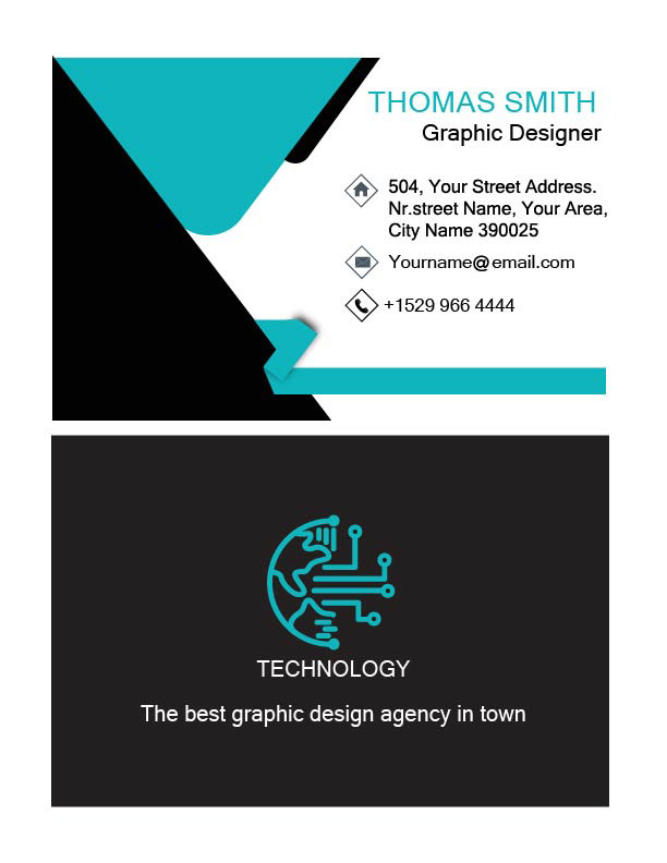 text adobe illustrator vector business card flyer simple banner design typing Printing brochure